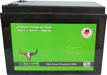 105Ah Bulltron LiFePO4 25,6V Akku mit Smart BMS und Bluetooth App